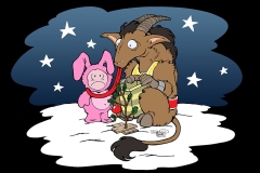 RABBIT MAN CHRISTMAS Variant Cover