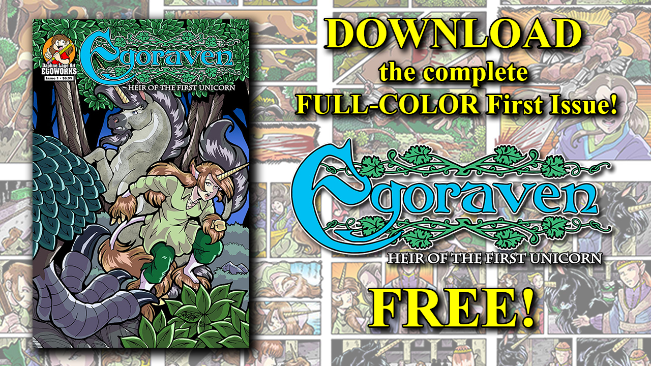DOWNLOAD THE FIRST ISSUE OF EGORAVEN ISSUE ONE